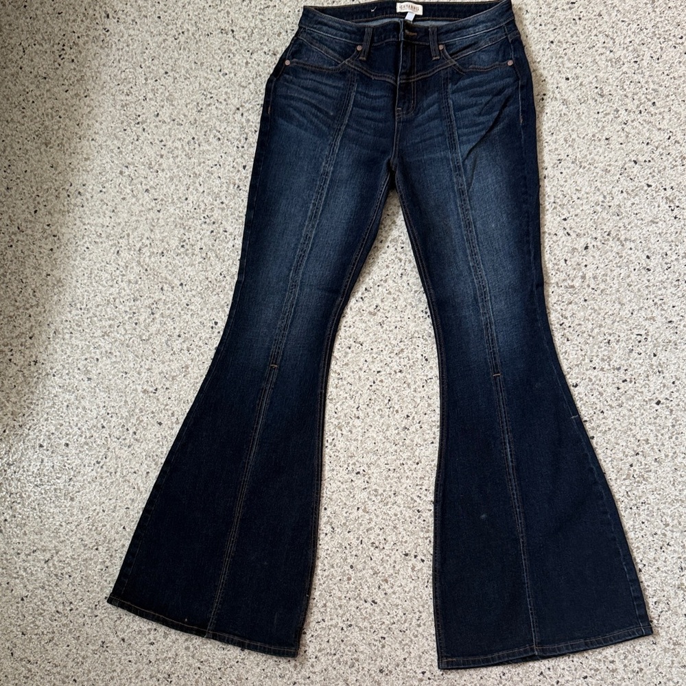 Shyanne Dark Indigo Flare Jeans